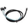 SAS Cable SFF‑8654‑4 SATA 7 Pin Array Disk Faster Transmission