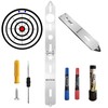 BOUTICOL Upgraded Throwing Axe Target Template Stencil, Template, Durable Stainless
