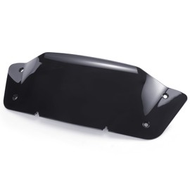 Bravema 7 inch Windscreen Motorcycle Wave Windshield Fit for Harley CVO Street Glide FLHXSE 2023-2024 and FLHXS 2023, Street Glide FLHX 2024(Black)