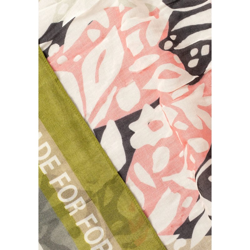 camel active Women's Fashion Scarf in High-Quality Cotton Modal Mix,