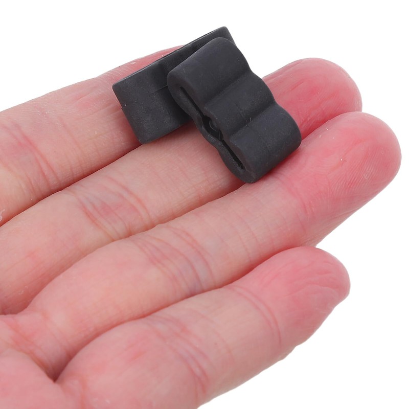 TOYMYTOY 20pcs Drawer Slide Stoppers with Rubber Shock Absorbing Bumpers