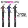 Maybelline Eyestudio Master Precise All Day Waterproof Liquid Eyeliner, Black,