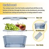 Hausavant Bread Box for Kitchen Countertop, Airtight Bread Container with