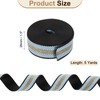 sourcing map 5 Yards Nylon Webbing Strap, 1 3/8-inch(38mm) Striped