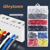 Ghrytonm Ferrule Crimping Tool Kit, AWG 10-4 Self-adjustable Ratchet Wire
