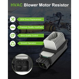 SCITOO Air Conditioning Heater Fan HVAC Blower Motor Resistor Regulator for 2003-2006 for Ford Expedition/ 2000-2002 for Lincoln LS/ 2002-2006 for Lincoln Navigator,OE-RU587, 973525