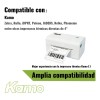 1000 Etiqueta Térmica Directa 4x6 Papel Adherible Blanco Para Impresora