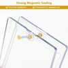 35PT Magnetic Trading Card Sleeves: 6PCS Hard Acrylic Transparent Trading