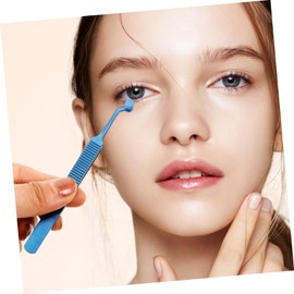 Outanaya Surgical Tweezers Women Eyelid Tweezer Metal Meibomian Gland Forceps Beauty Tool for Eye Health