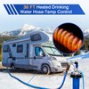 30FT RV Heated Drinking Water Hose -Temp Control, Features Water