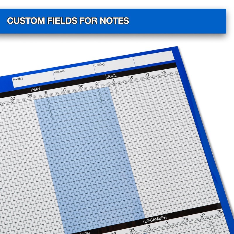 2025 Staff Year Planner Wall Calendar - Up to 40