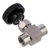 LALOCAPEYO Straight Needle Valve for Water Gas Oil for Water