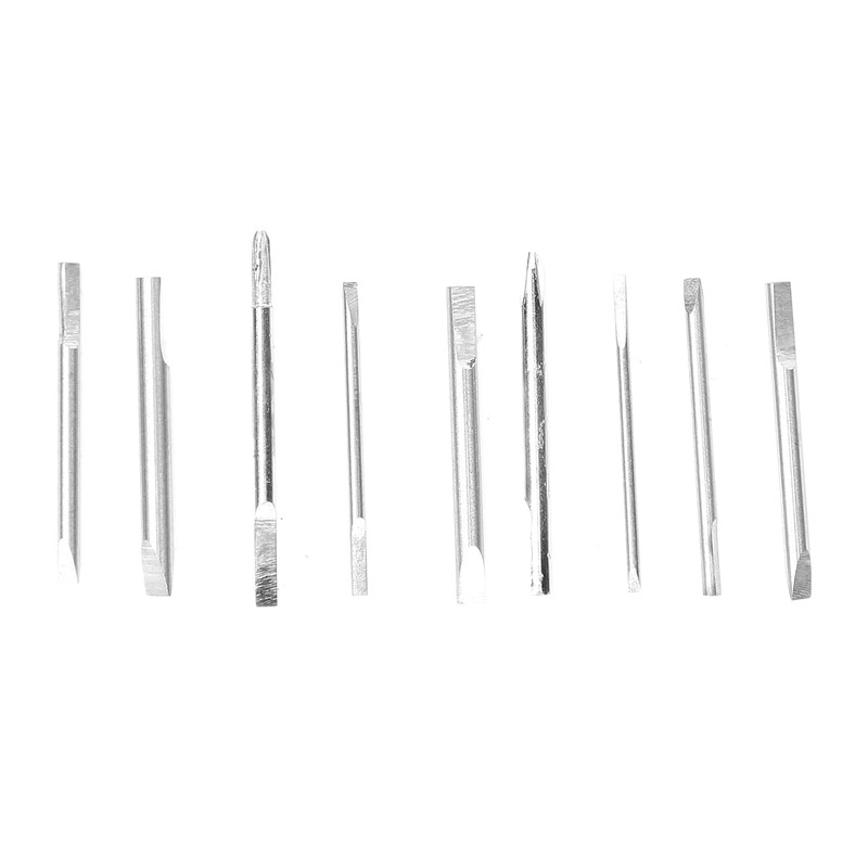 9pcs Screwdriver Set Flathead CrossHead Screwdrivers Kit with Rotating Base