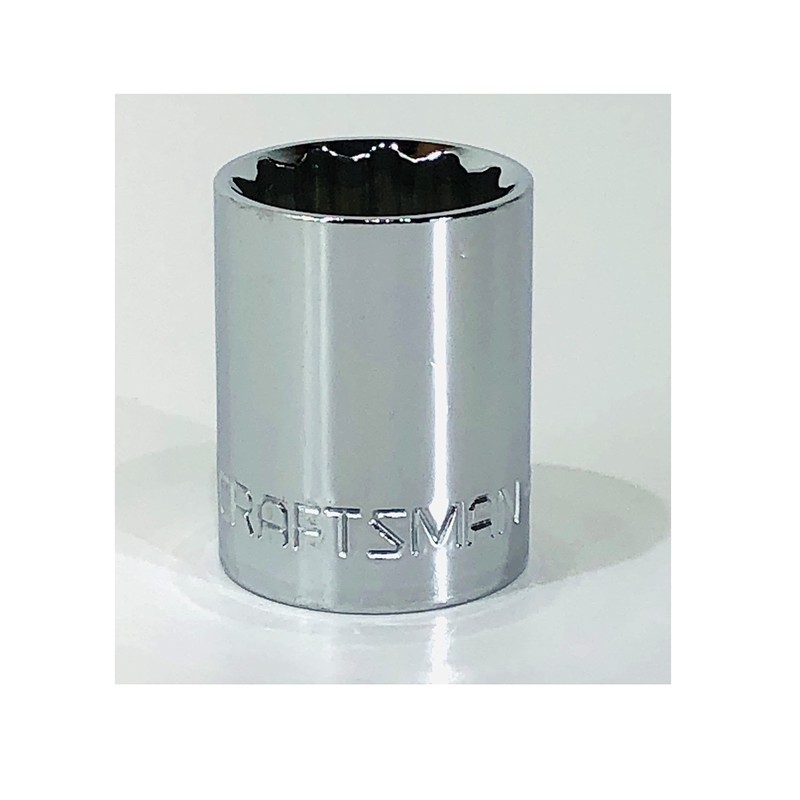 11/16" SAE/Standard 1/2" Drive 12 Point Socket - 47507 (Bulk