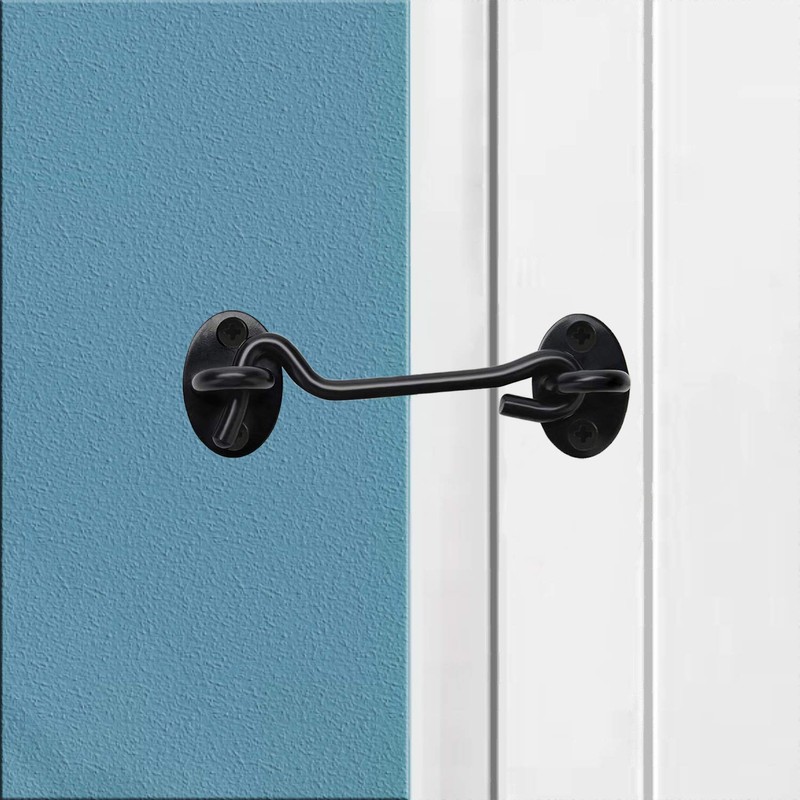 Barn Door Lock, 2 Pack 4” Barn Door Latch, Heavy
