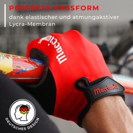MACCIAVELLI Cycling Gloves Men Women Long MTB Gloves Full Finger Touchscreen Cycling Gloves Summer for Road Bike and Mountain Bike