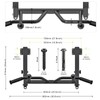 SELEWARE Heavy Duty Welded Pull Up Bar, Versatile Doorway Wall