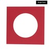 5x5 Mat for 7x7 Frame - Precut Deep Red Circle