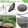 Otoolling 2 Sets Standing Bird Feeder 11.8" Bird Feeder Tray