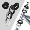 Cocoarm Bicycle Headset Bearing Set, Aluminum Alloy MTB Headset Set,