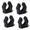 Longoni Billiard Pool Cue Rack Rubber Replacement Clips, Pack of