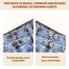 EAEDMY 144PCS Pants Waist Tightener for Jean, Adjustable Pants Button