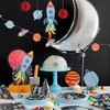 Galactic Outer Space Round Dessert Plates (17cm) - Vibrant Multicolor