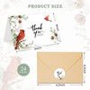 C2U 24 Pack Funeral Thank You Cards with Envelopes &