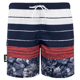Luvanni Swimming Trunks for Men Quick-Drying Swimming Shorts 868v2 with Drawstring Beach Shorts Board Shorts Swimming Trunks Men with Pattern Stripes Stripes Leaves Jungle Leaf Flowers Tropical,