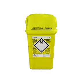 Frontier 41602430 Medical Sharps Entsorgungseimer/-box, 1 l