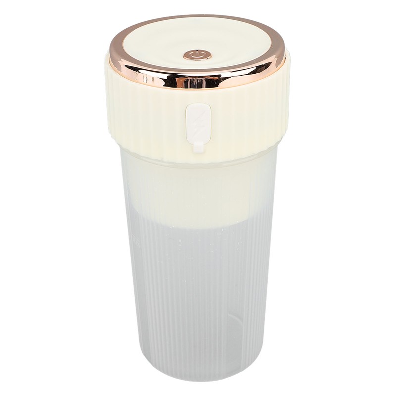 Blender Cup Beige 300ml 1500mAh USB Rechargeable Cordless 22000rpm Smoothie