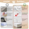 Mattress Protector Waterproof 160 x 200 cm Fitted Sheet Breathable