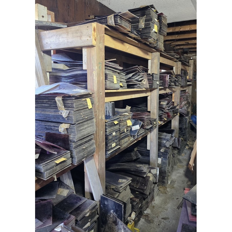 Mazzucchelli Tortoise Cellulose Acetate VINTAGE RAW original extruded sheets.