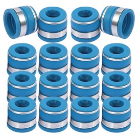 SSI Rubber Positive Valve Stem Seal - Fits an 11/32" Valve Stem And .500" Guide O.D., Valve Seals For SBC BBC SBF, Positive Seal