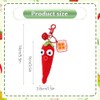 Hoepavy Car Keyring,Key Rings Women,Cute Keyring,Crochet Keychain,Scallion Ginger Garlic Keychain