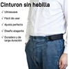 Cinturón sin hebilla unisex – Pack 2 piezas Marrón de