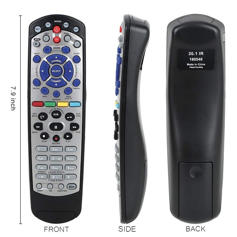 Gvirtue Universal Replacement Remote Control Compatible for Dish Network 20.1