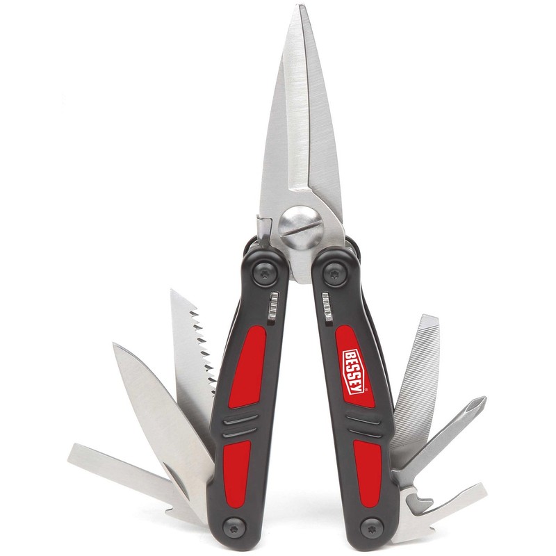Bessey DBST Multifunction Tool with Big Scissors, Multi-Colour, 175 mm