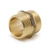 Brass Nipple Pipe Fittings Threaded Hex Straight Connector Pipe Fittings