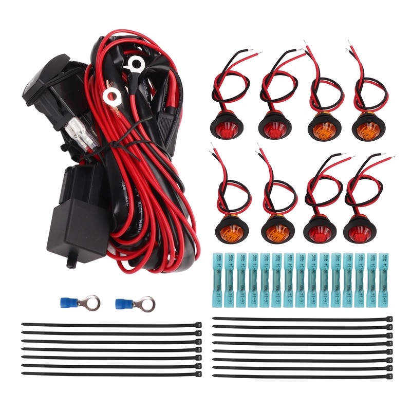 UTV Turn Signal Rocker Switch ATV Street Legal Lighting Kit