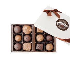 Vermont Nut Free Chocolates Boxed Chocolates (Grand Assortment) 12-Piece