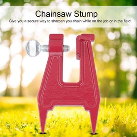 Chainsaw Stump Vise, Chainsaw Filing Vise Professional Chain Saw Filling Sharpening Vise Portable Pocket Stump Vise Guide Bar Clamp