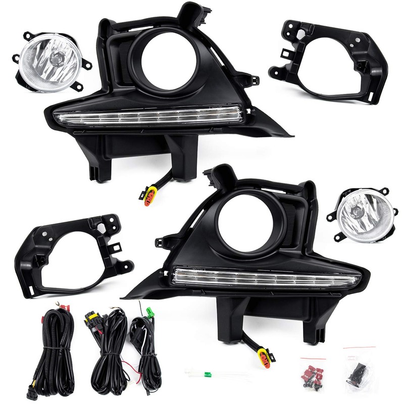 Remarkable Power 2013-2016 Highlander LED Fog Light Bumper Lamp Kit