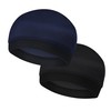 Molain 2Pcs Silky Stocking Wave Cap & Skullies - Deluxe
