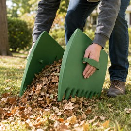 2-Piece Garden Leaf Grabber – Handheld Rake Claws for Collecting Leaves and Yard Debris