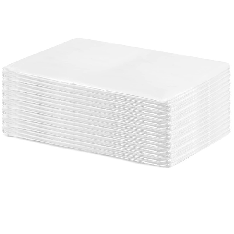 Okllen 100 Pack Disposable Plastic Sheeting for Body Wrap, Sauna