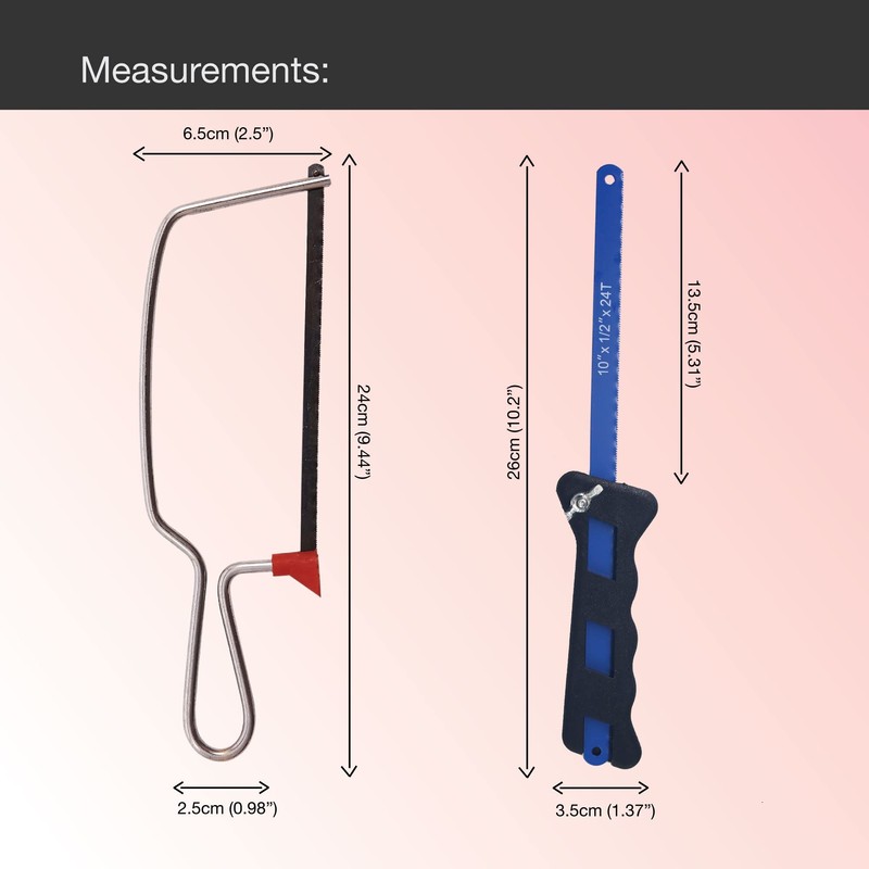 Compact Mini Hacksaw & Junior Hack Saw Set – Simple