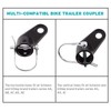 Bike Trailer Attachment Coupler Adapter Tilt Connector Upgraded Replacement Parts