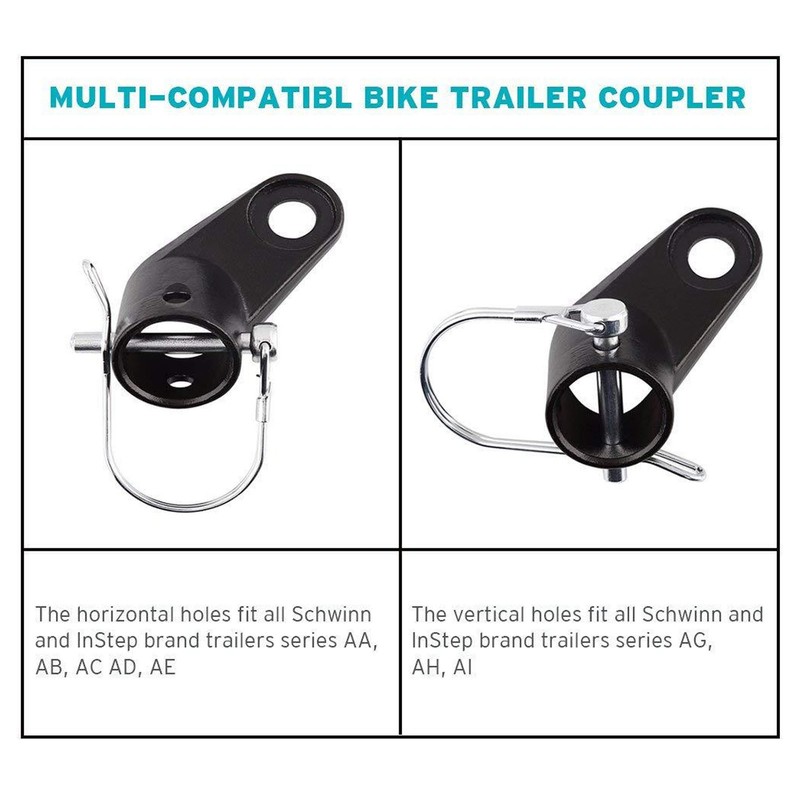 Bike Trailer Attachment Coupler Adapter Tilt Connector Upgraded Replacement Parts