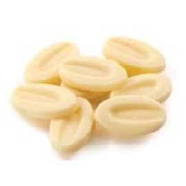Valrhona White Chocolate Couverture Ivoire 35% Cocoa 43% Sugar 41.1% Fat Content 21.5% Whole Milk - 2Lbs - Feves